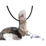Bergkristall "Zepterquarz / Szepterquarz" XXL Natur-Kristall gebohrt - Rarität - ca. 4,7 cm x 1,8 cm x 1,3 cm