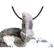 Bergkristall "Zepterquarz / Szepterquarz" XXL Natur-Kristall gebohrt - Rarität - ca. 4,2 cm x 2 cm x 1,5 cm