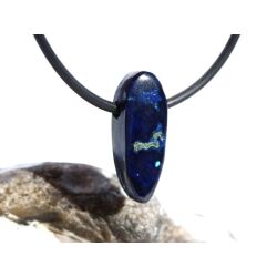 Azurit-Malachit natur Schmuckstein / Scheibenstein gebohrt - Handarbeit - Rarität - Sonderqualität - ca. 2,1 cm x 0,9 cm x 0,6 cm
