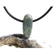 Azurit-Malachit natur Schmuckstein / Scheibenstein gebohrt - Handarbeit - Rarität - Sonderqualität - ca. 2,1 cm x 0,9 cm x 0,6 cm
