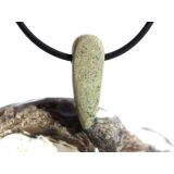 Azurit-Malachit natur Schmuckstein / Scheibenstein gebohrt - Handarbeit - Rarität - Sonderqualität - ca. 2,5 cm x 0,8 cm x 0,5 cm