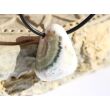 Ozeanachat Trommelstein gebohrt (Ozeanchalcedon / Ozeanjaspis) - AA-Sonderqualität - ca. 2,5 cm x 2 cm x 1,3 cm