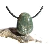 Ozeanachat Trommelstein gebohrt (Ozeanchalcedon / Ozeanjaspis) - schöne Qualität - ca. 2,3 cm x 1,8 cm x 1,4 cm