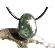 Ozeanachat Trommelstein gebohrt (Ozeanchalcedon / Ozeanjaspis) - schöne Qualität - ca. 2,3 cm x 1,8 cm x 1,4 cm