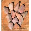Moosachat rosa Wassersteine-Sonderqualität / Trommelsteine roh - ca. 50 g (GKS) - Restbestand -