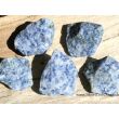 Blauquarz Wassersteine-Sonderqualität / Rohsteine extra angetrommelt - ca. 50 g (GKS)