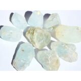Topas blau natur Kristalle / Rohsteine z. T. angetrommelt - Sonderqualität - Rarität - ca. 20 g