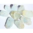 Topas blau natur Kristalle / Rohsteine z. T. angetrommelt - Sonderqualität - Rarität - ca. 20 g