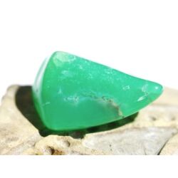 Chrysopras Trommelstein - Sonderqualität - ca. 2,5 cm x 2,1 cm x 1,1 cm (GKS)