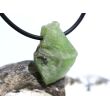 Peridot Kristall- / Rohsteinform gebohrt (Olivin / Chrysolith) - Sonderqualität - ca. 2,4 cm x 1,8 cm x 1 cm