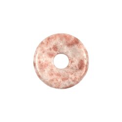 Sonnenstein (Aventurin-Feldspat) Donut Edelstein 30 mm (5 mm stark)