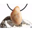 Versteinerte Koralle Trommelstein gebohrt - Sonderqualität - ca. 3,6 cm x 2,3 cm x 1,1 cm