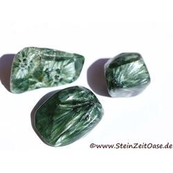 Seraphinit (Klinochlor) Schmucksteine / Trommelsteine - AA-Sonderqualit�t - ca. 2 - 2,5 cm / ca. 4-6g/St (GKS)