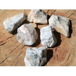 Baryt beige (Schwerspat) Rohsteine extra angetrommelt - Sonderqualität - ca. 100 g (GKS)