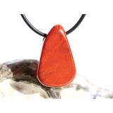 Jaspis rot Schmuckstein gebohrt - Sonderqualität - ca. 3 cm x 1,9 cm x 1,5 cm