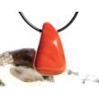 Jaspis rot Schmuckstein gebohrt - Sonderqualität - ca. 3 cm x 1,9 cm x 1,5 cm
