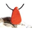 Jaspis rot Schmuckstein gebohrt - Sonderqualität - ca. 3 cm x 1,9 cm x 1,5 cm
