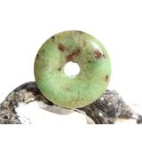 Chrysopras Donut Edelstein 25 mm (5 mm stark) - Rarit�t -
