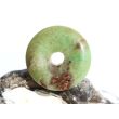 Chrysopras Donut Edelstein 25 mm (5 mm stark) - Rarität -