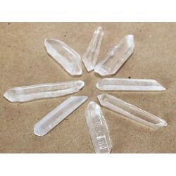 Bergkristall Doppelender Naturkristalle - ca. 3,4 - 3,8 cm / ca. 4-6 g/St