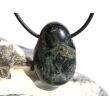 Eldarit "Nebulastein" (Meta-Rhyolith / Kugelrhyolith) Trommelstein gebohrt - ca. 3 cm x 2 cm x 1,1 cm