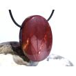 Mookait XXL Schmuckstein Cabochon / Scheibenstein gebohrt - Sonderqualität - ca. 4,1 cm x 3,1 cm x 1,1 cm