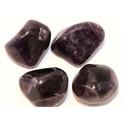 Amethyst dunkel tintig Trommelsteine - ca. 2,3 - 3,2 cm / ca. 6-10 g/St