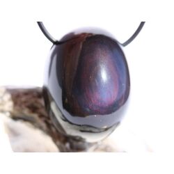 Regenbogenobsidian Schmuckstein Cabochon gebohrt - AA-Sonderqualitt - ca. 3,2 cm x 2,4 cm x 1,9 cm