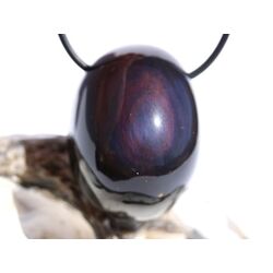 Regenbogenobsidian Schmuckstein Cabochon gebohrt - AA-Sonderqualitt - ca. 3,2 cm x 2,4 cm x 1,9 cm