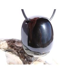Regenbogenobsidian Schmuckstein Cabochon gebohrt - AA-Sonderqualitt - ca. 3,2 cm x 2,4 cm x 1,9 cm