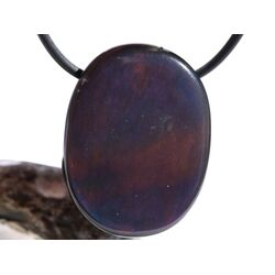 Regenbogenobsidian Schmuckstein Cabochon gebohrt - AA-Sonderqualitt - ca. 3,2 cm x 2,4 cm x 1,9 cm