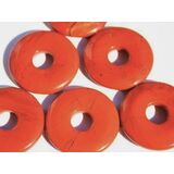 Jaspis rot Donut Edelstein 30 mm (5 - 6 mm stark) -...