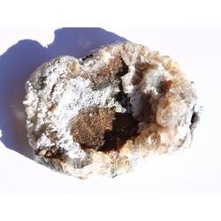 Chalcedon-Rosette Rohstein / Stufe - Sonderqualitt - ca. 4,4 cm x 3,2 cm x 0,9 cm (GKS)