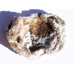 Chalcedon-Rosette Rohstein / Stufe - Sonderqualitt - ca. 4,4 cm x 3,2 cm x 0,9 cm (GKS)