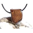 Bronzit Trommelstein gebohrt - Sonderqualität - ca. 2,6 cm x 2 cm x 1 cm