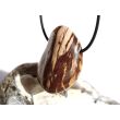 Cappuchino-Jaspis XXL Trommelstein gebohrt - Sonderqualität - ca. 4,1 cm x 2,9 cm x 2,2 cm