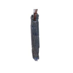 Antimonit (Stibnit / Antimon) XXL Kristallstab / Rohstein gebohrt - Sonderqualitt - Raritt - ca. 4,8 cm x 0,8 cm x 0,3 cm