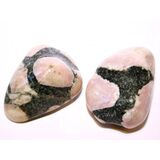 Porphyrit-Jaspis rosa XL Trommelstein - Sonderqualitt -...