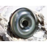 Regenbogenobsidian Donut Edelstein 40 mm (8,5-9,5 mm stark) - Sonderqualität -