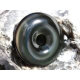 Regenbogenobsidian Donut Edelstein 40 mm (8,5-9,5 mm stark) - Sonderqualität -