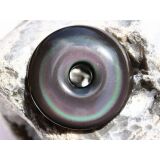 Regenbogenobsidian Donut Edelstein 40 mm (8,5-9,5 mm stark) - Sonderqualität -