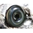 Regenbogenobsidian Donut Edelstein 40 mm (8,5-9,5 mm stark) - Sonderqualität -