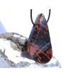 Mahagoniobsidian XXXL Schmuckstein gebohrt - Sonderqualität - Handarbeit - ca. 6,1 cm x 3,2 cm x 1,5 cm