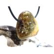 Grossular grün (Granat) Trommelstein gebohrt - schöne Qualität - ca. 2,7 cm x 2,3 cm x 2,1 cm