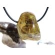 Grossular grün (Granat) Trommelstein gebohrt - schöne Qualität - ca. 2,7 cm x 2,3 cm x 2,1 cm
