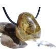 Grossular grün (Granat) Trommelstein gebohrt - schöne Qualität - ca. 2,7 cm x 2,3 cm x 2,1 cm