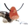 Hessonit (Granat) Trommelstein gebohrt - schöne Qualität - Rarität - ca. 2,5 cm x 1,9 cm x 1,5 cm