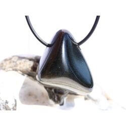 Goldobsidian Trommelstein / Schmuckstein gebohrt - AA-Sonderqualitt - ca. 3,2 cm x 2,7 cm x 1,7 cm