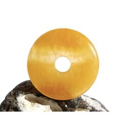 Calcit orange (Orangencalcit) Donut 40 mm (6 mm stark) - AA-Sonderqualit�t -