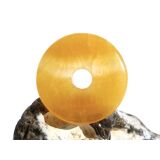 Calcit orange (Orangencalcit) Donut 40 mm (6 mm stark) -...